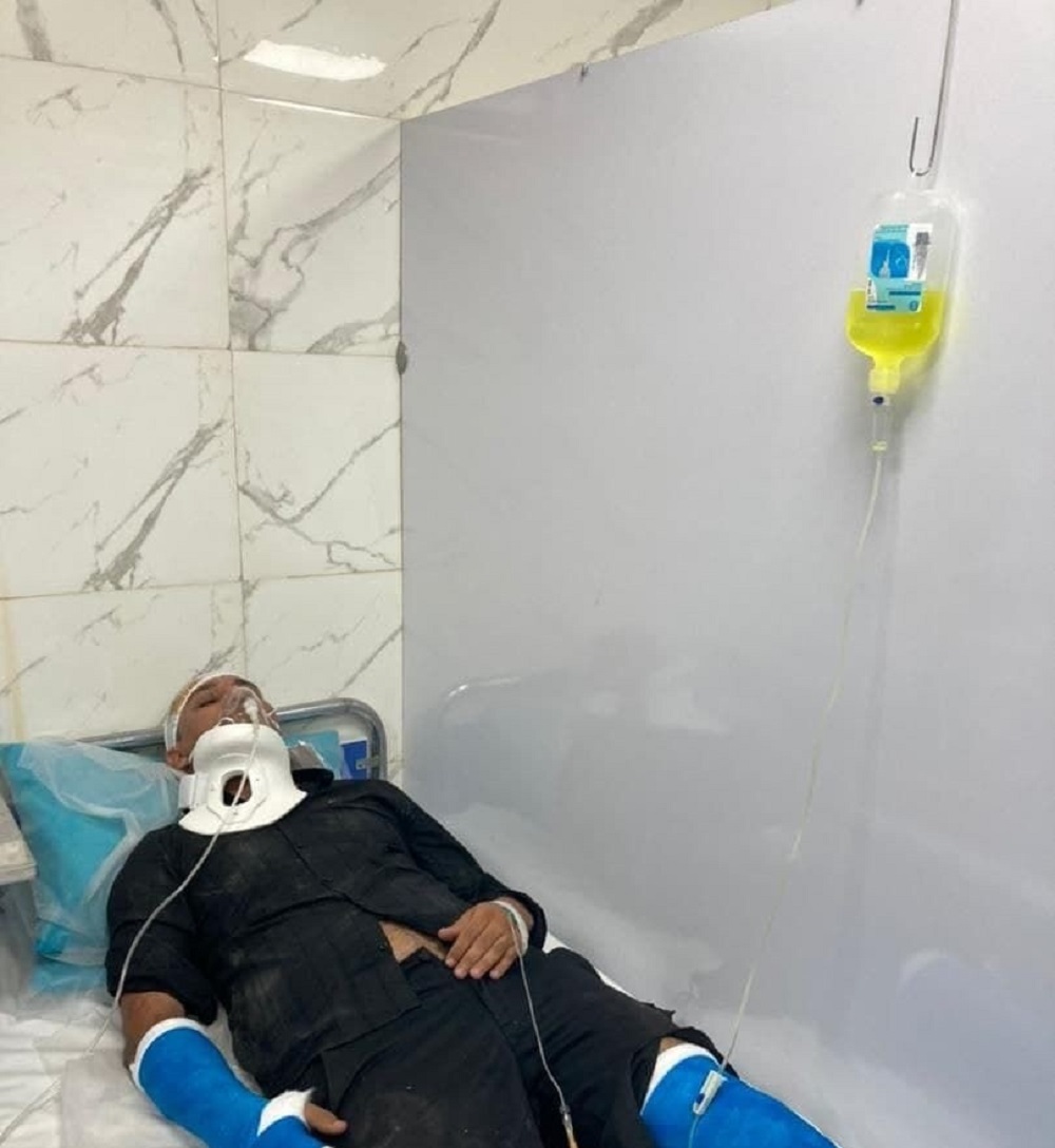 عکس| اتفاق ناگوار برای داور لیگ برتری