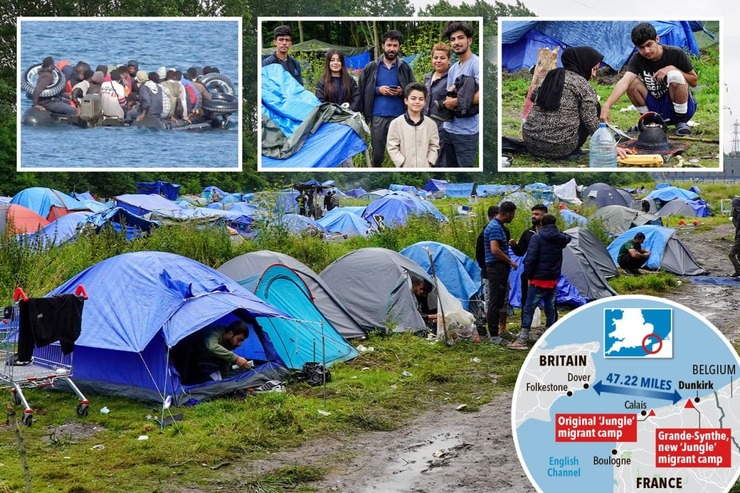 تصاویر| گزارشی از سفر خطرناک پناهجویان ایرانی به مقصد بریتانیا