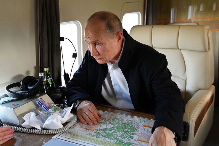 پوتین: بروز بلایای طبیعی در روسیه بی سابقه است