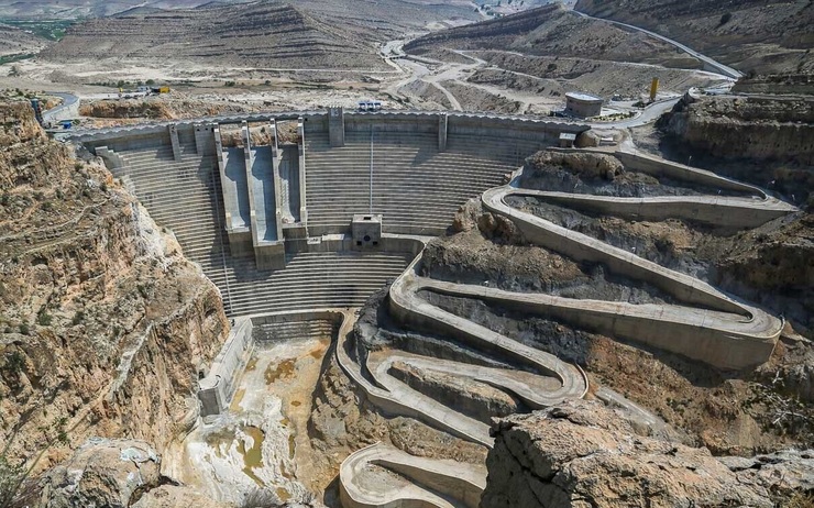 تصاویر| افتتاح سد «هایقر» در فارس