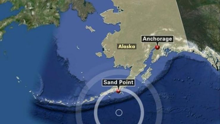وقوع زلزله شدید در آلاسکا/ هشدار سونامی صادر شد