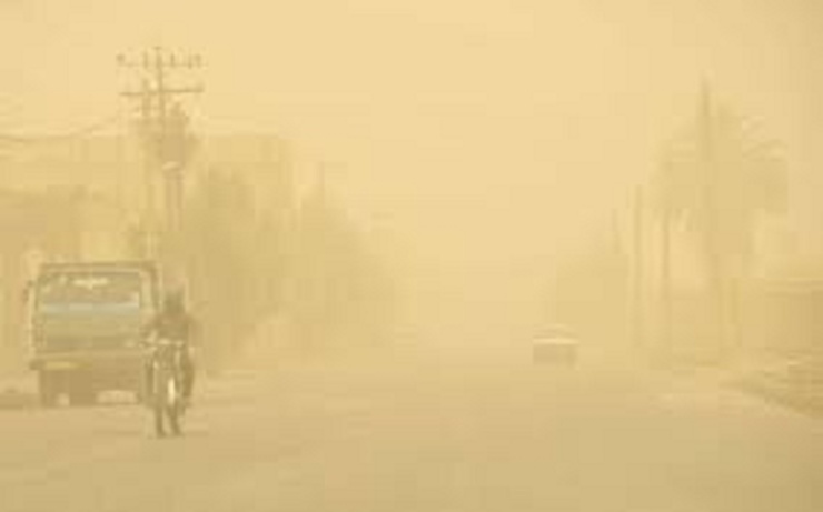 سرعت طوفان شن در زابل: 108 کیلومتر بر ساعت
