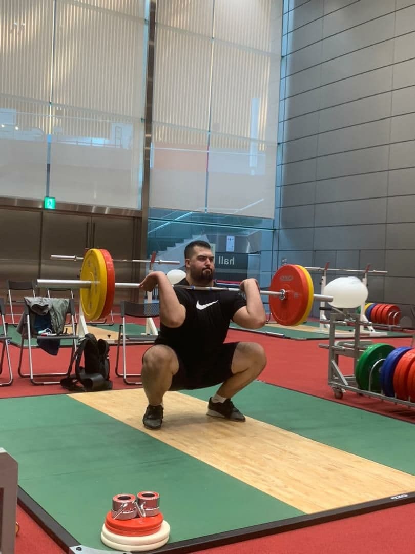 تمرینات ملی پوشان وزنه برداری برای شرکت در رقابت&zwnj;های المپیک توکیو + تصاویر