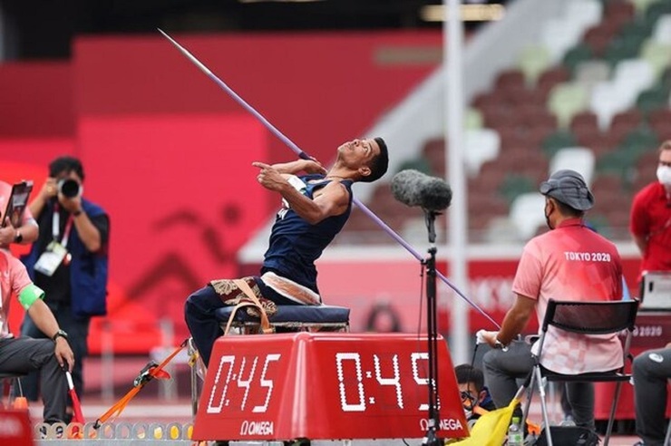 سعید افروز، هشتمین طلایی کاروان ایران در پارالمپیک توکیو