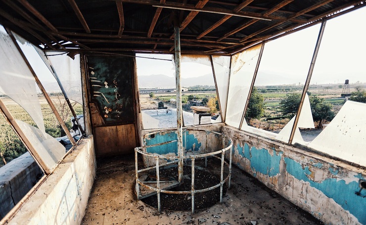 تصاویر| برج مراقبت نیروهای آمریکا در همدان