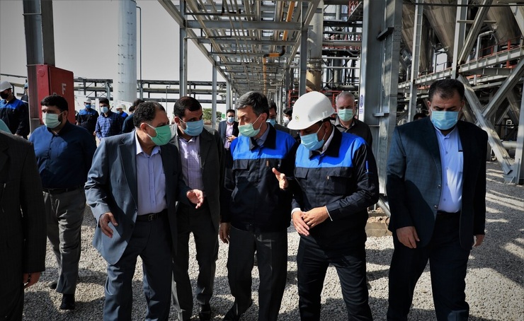 تصاویر| افتتاح سومین خط تولید کارخانه صنعتی دوده فام دزفول