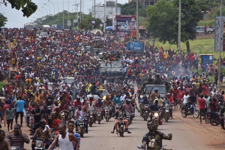 تصاویر| کودتای نظامی در گینه
