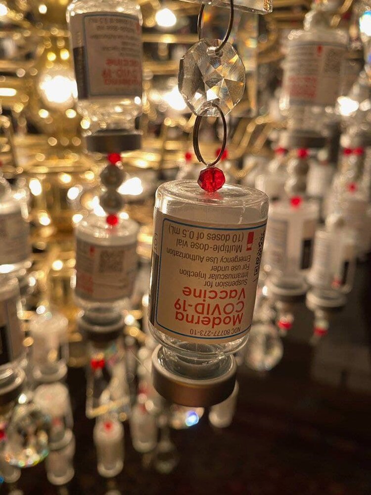 عکس| حرکت شگفت‌انگیز و مبتکرانه یک پرستار جهت تقدیر از کادر درمان