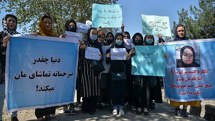 ادامه تظاهرات زنان در کابل/ بازداشت خبرنگاران