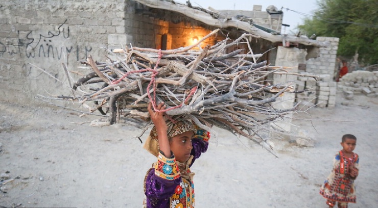 تصاویر| کپرنشینان دشتیاری در سیستان و بلوچستان