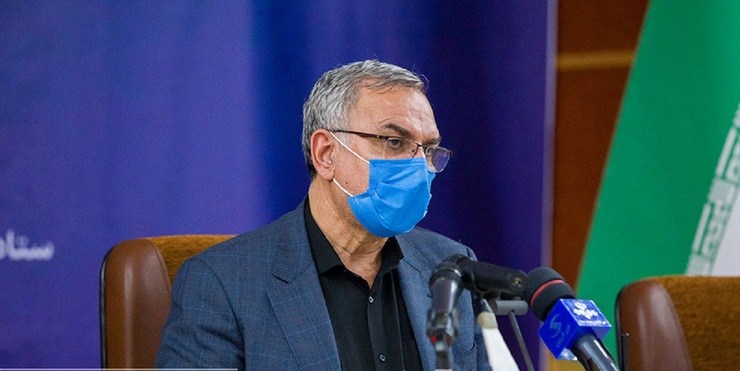 تصاویر| نشست شبانه وزیر بهداشت در ستاد کرونای قزوین