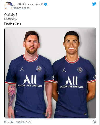 عکس| بمب در اروپا؛ رونالدو و مسی همبازی می‌شوند؟