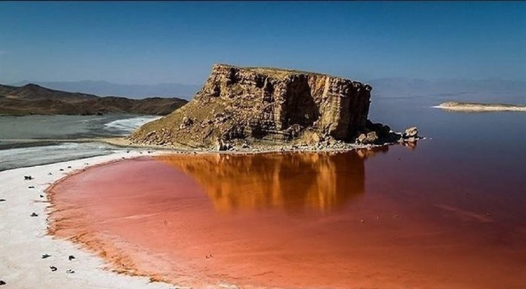 تصویر دردناک ایستگاه فضایی چین از دریاچه ارومیه