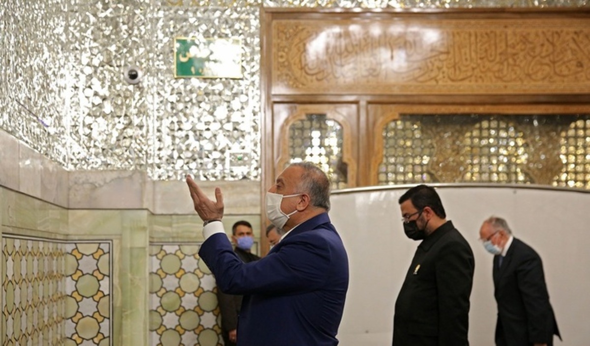 تصاویر/ نخست وزیر عراق در حرم امام رضا(ع)