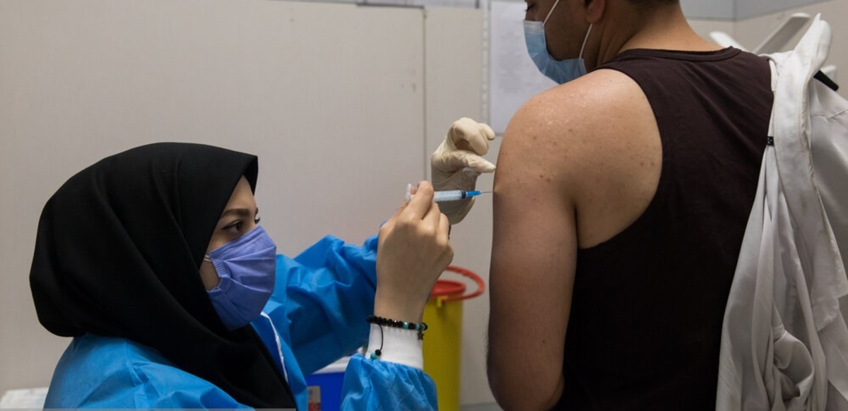 تصاویر| واکسیناسیون در ایران مال