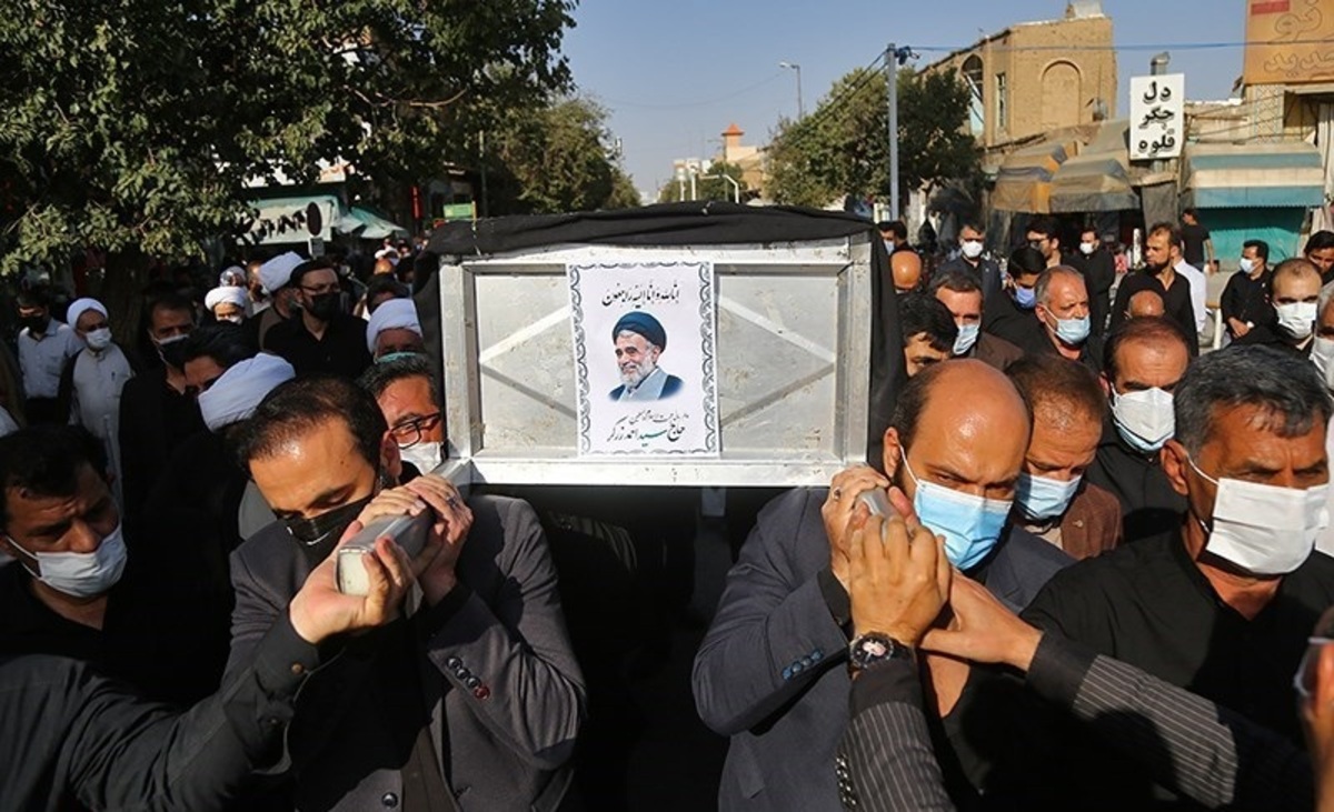 تصاویر| مراسم تشییع رئیس دادگاه انقلاب تهران