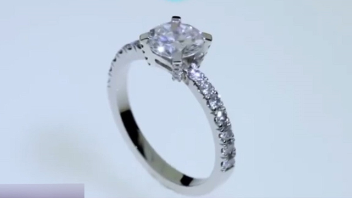 فیلم| ساخت انگشتر خیره کننده از پلاتین و الماس