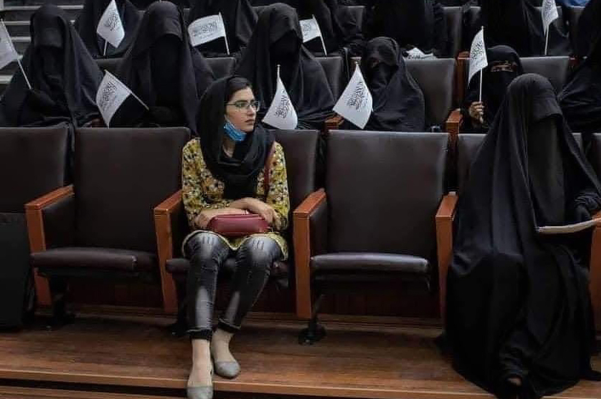 عکس| تغییر نام وزارات امور زنان افغانستان توسط طالبان
