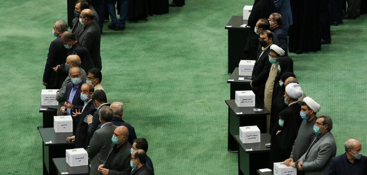 تصاویر| روزی که کابینه رئیسی از مجلس رای گرفت