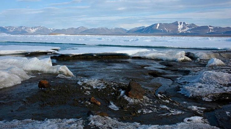 کشف یک جزیره در قطب شمال