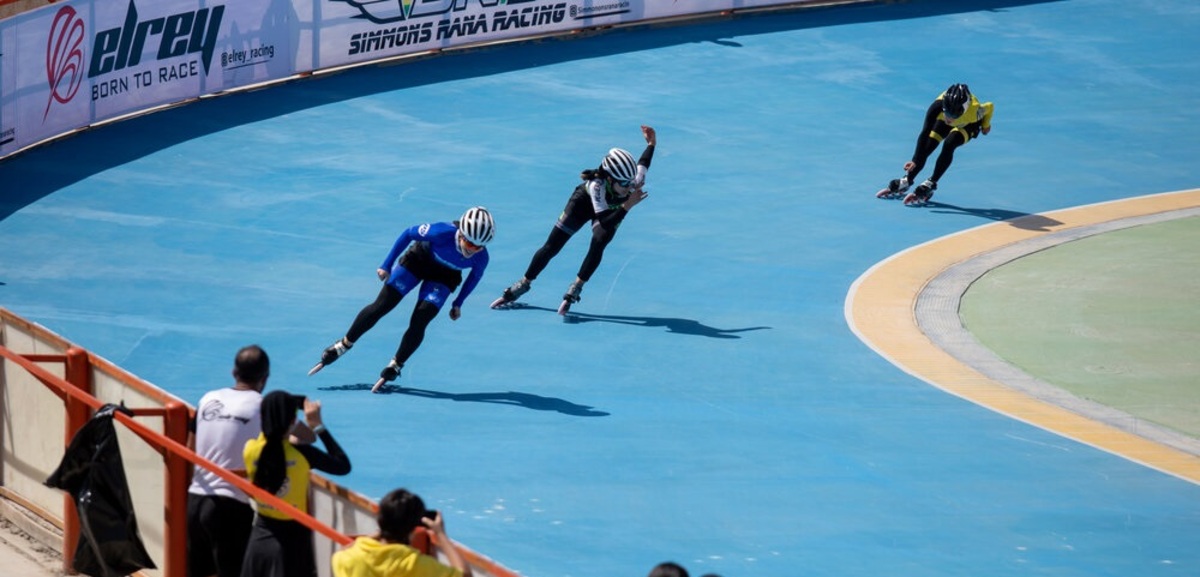 تصاویر| انتخابی تیم ملی اسکیت سرعت زنان
