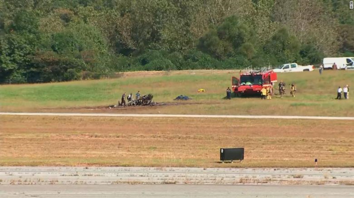 تصاویر| سقوط مرگبار هواپیمای آمریکایی حین برخاستن از فرودگاه