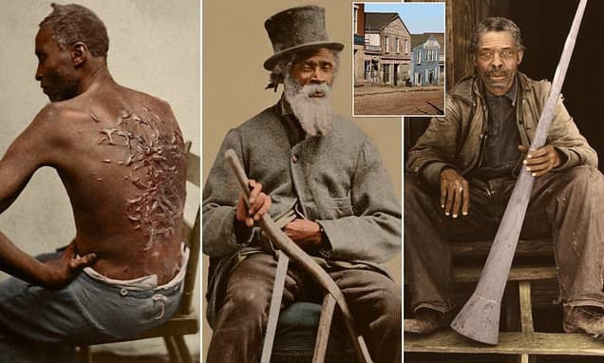 تصاویر رنگی از بردگان سیاه‌پوست آمریکا