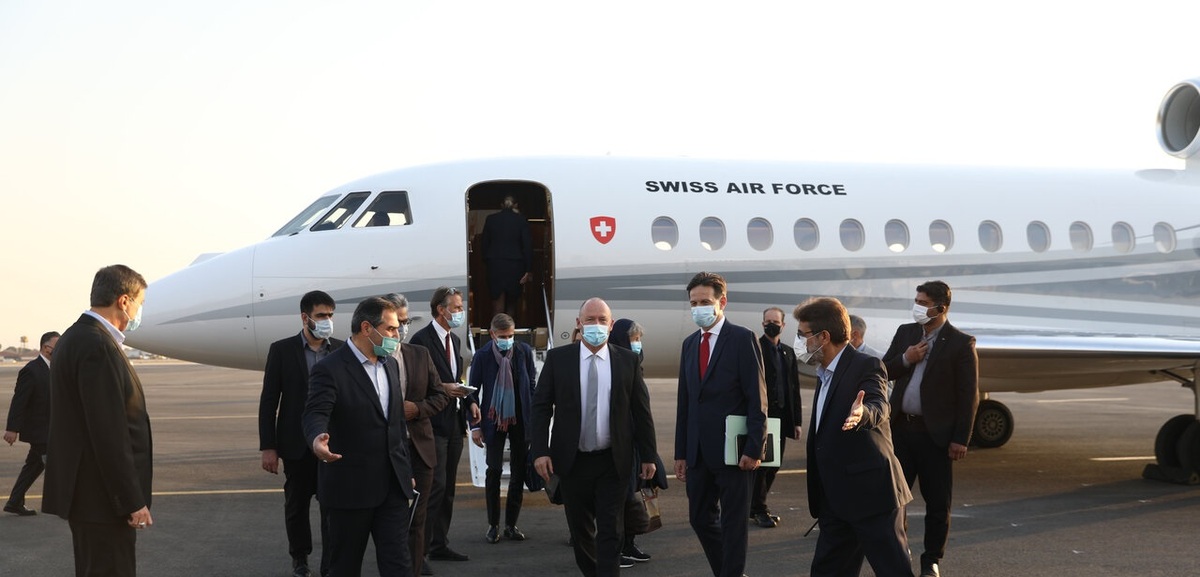تصاویر| استقبال از رئیس مجلس سوئیس
