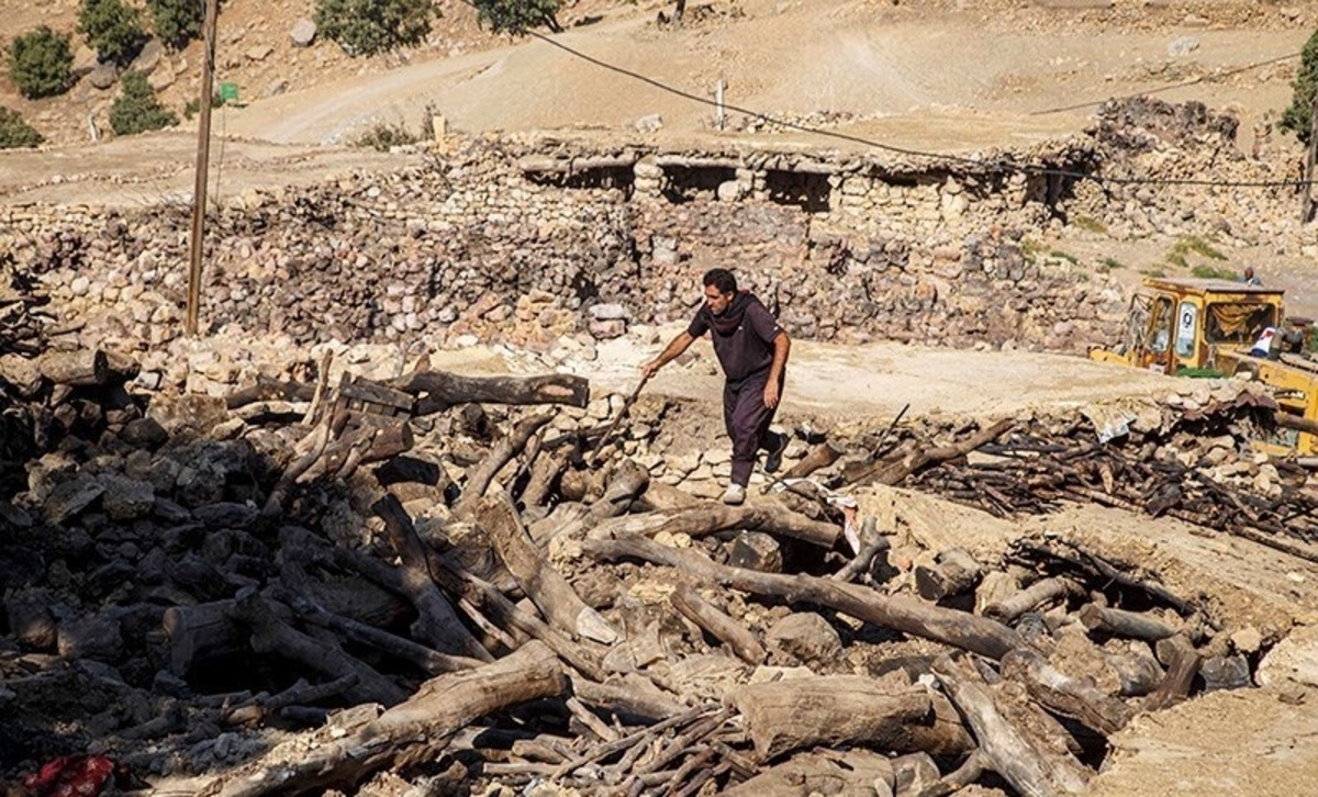 تصاویر| تخریب کامل روستای سر شط در اندیکا