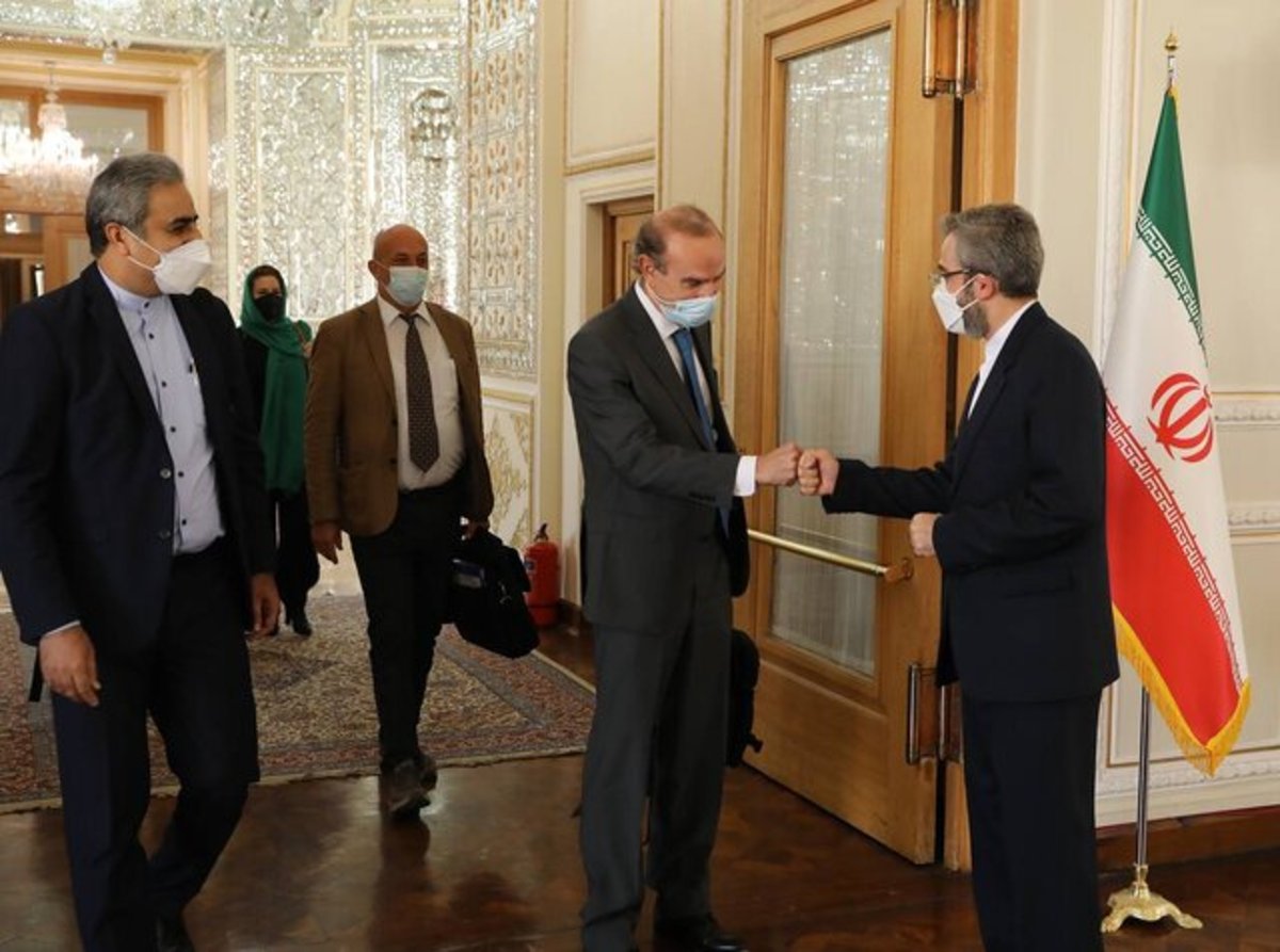 عکس| رایزنی علی باقری با معاون اتحادیه اروپا در تهران