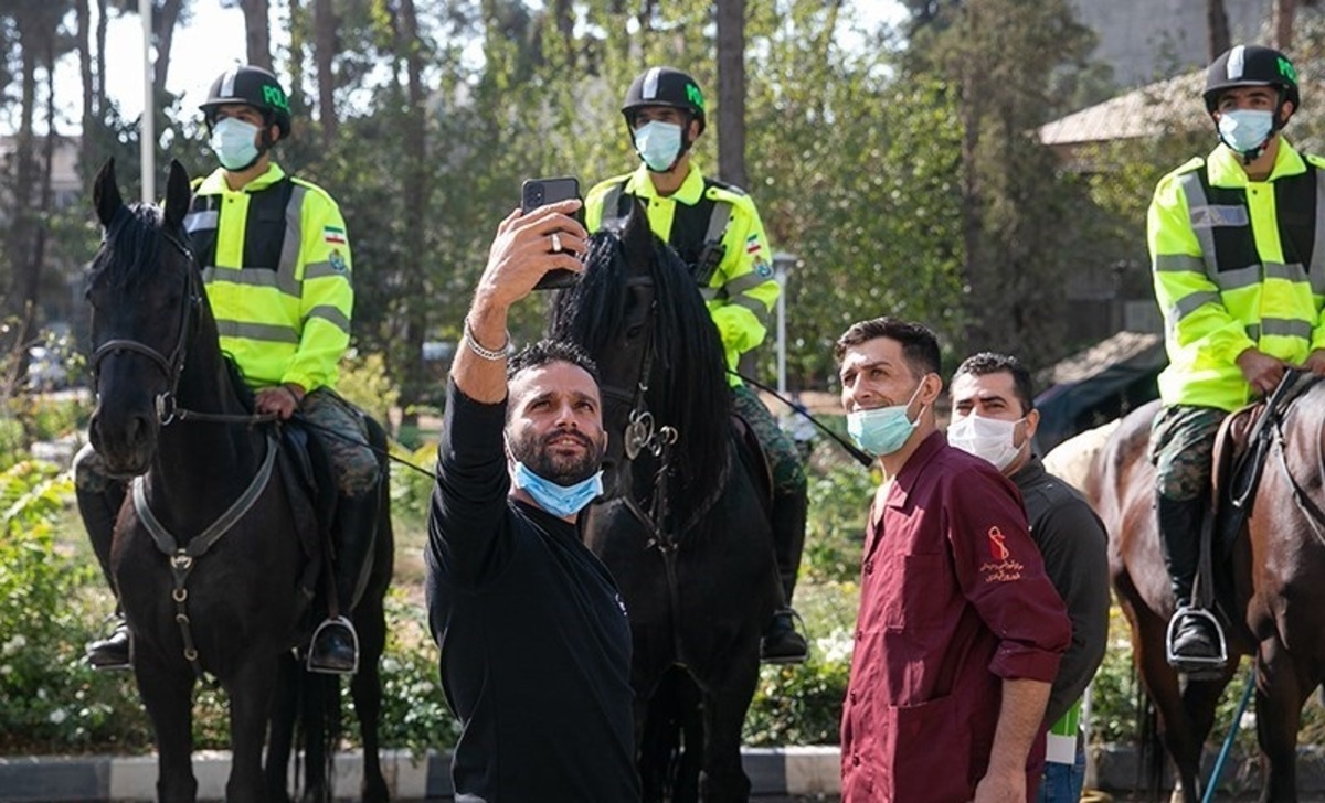 تصاویر| رژه اسب سواران یگان ویژه