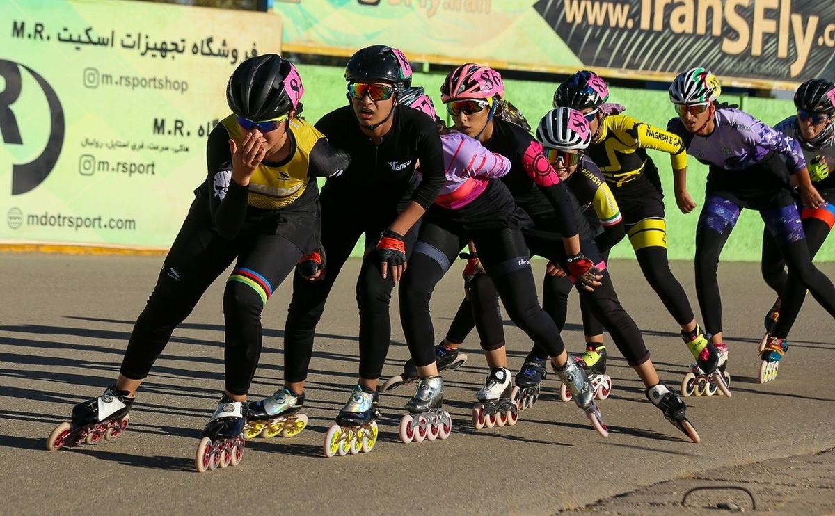 تصاویر| مسابقات اسکیت سرعت انتخابی تیم ملی زنان