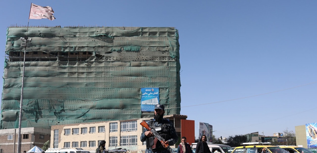 تصاویر| محل انفجار بمب صبح امروز در شهر کابل