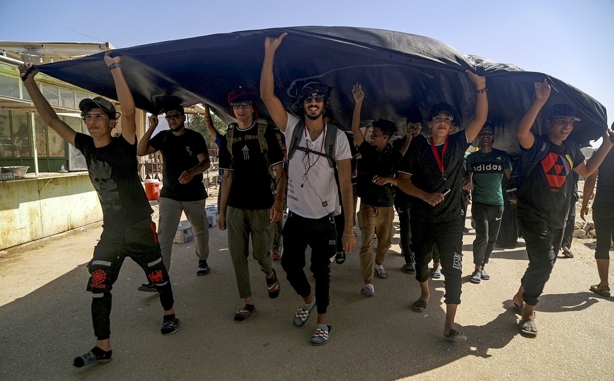 تصاویر| پیاده روی اربعین حسینی در عراق