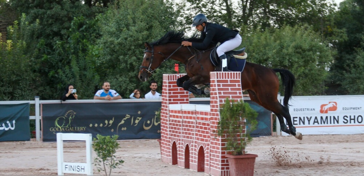 تصاویر| فینال مسابقات پرش با اسب