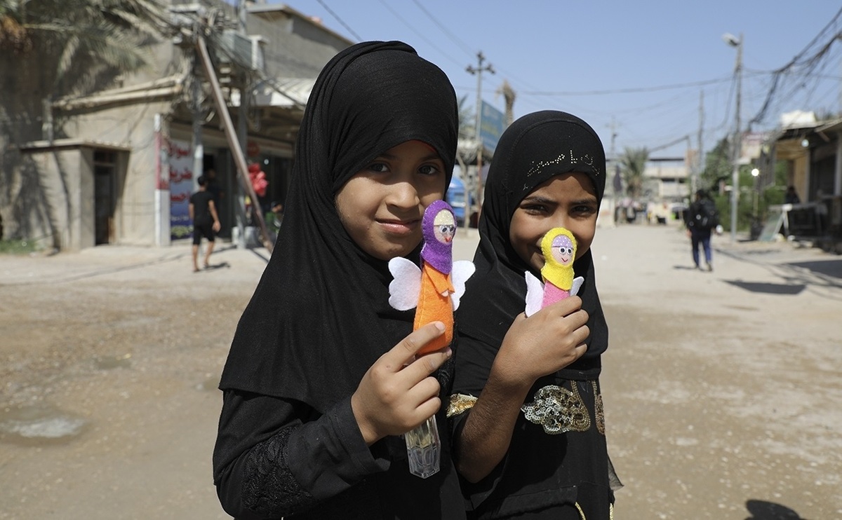 تصاویر| تحفه ایرانی برای کودکان عراقی
