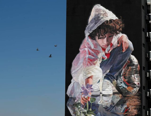 دیوارنگارهای عظیم برای نجات یک رودخانه / عکس دیوارنگارهای عظیم برای نجات یک رودخانه / عکس