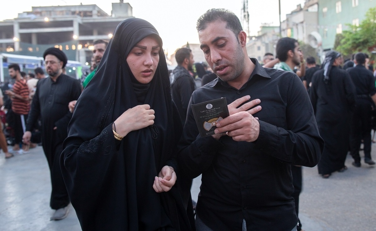 تصاویر| بین‌الحرمین در روز عزای امام حسین