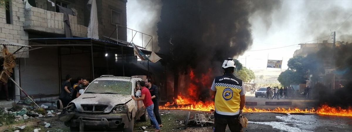 تصاویر| حملات تروریستی در جرابلس