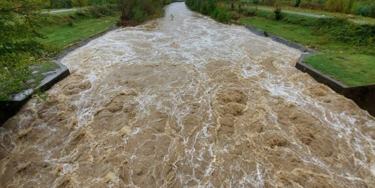 سیل در مهاباد