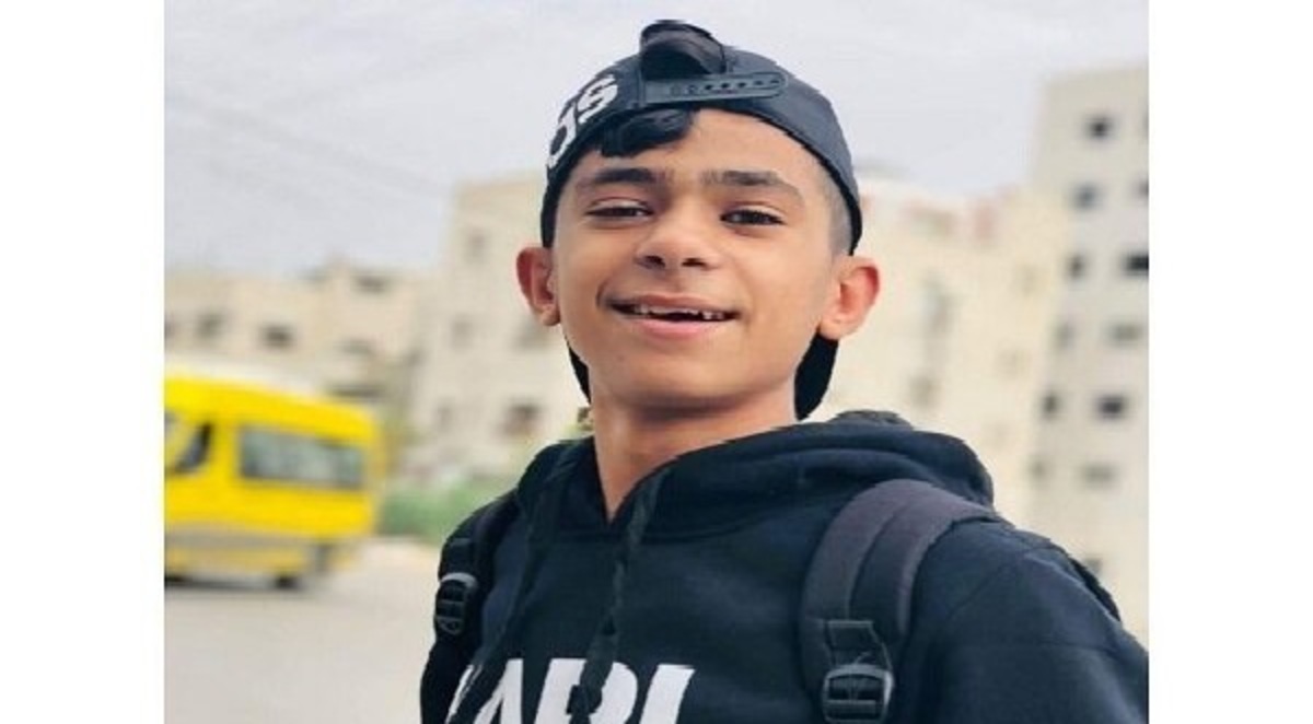 شهادت کودک ۱۳ ساله فلسطینی