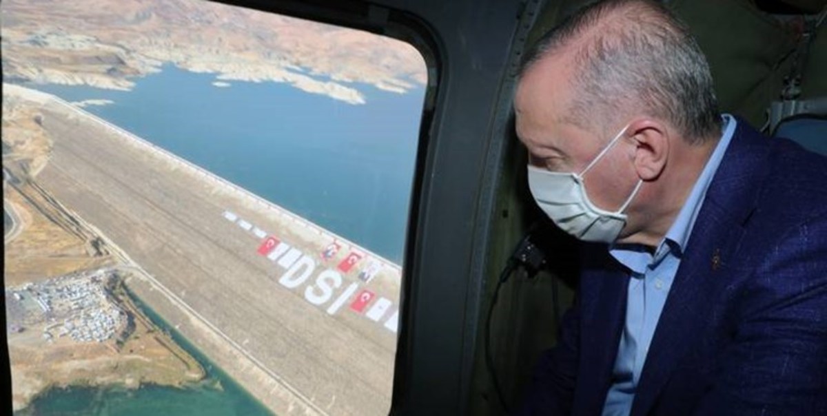 افتتاح سد ایلیسو و تکمیل جنگ آبی ترکیه علیه ایران و عراق