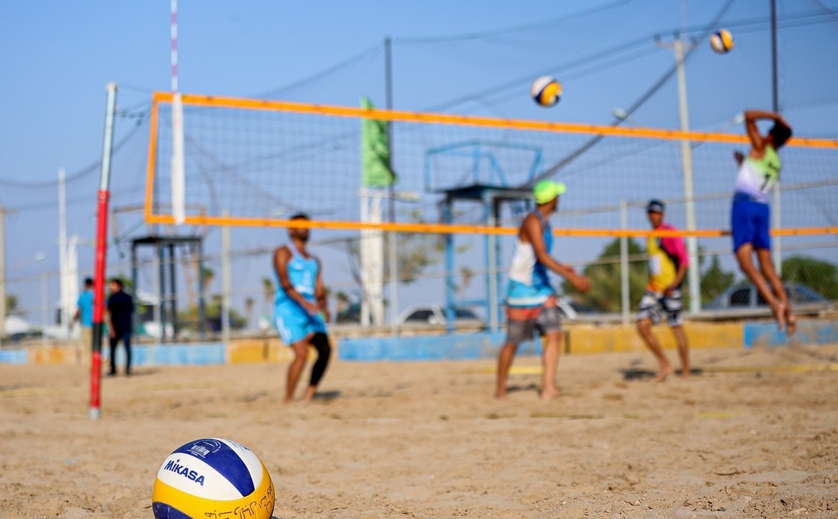 تصاویر| اردوی تیم‌های ملی والیبال ساحلی در بوشهر