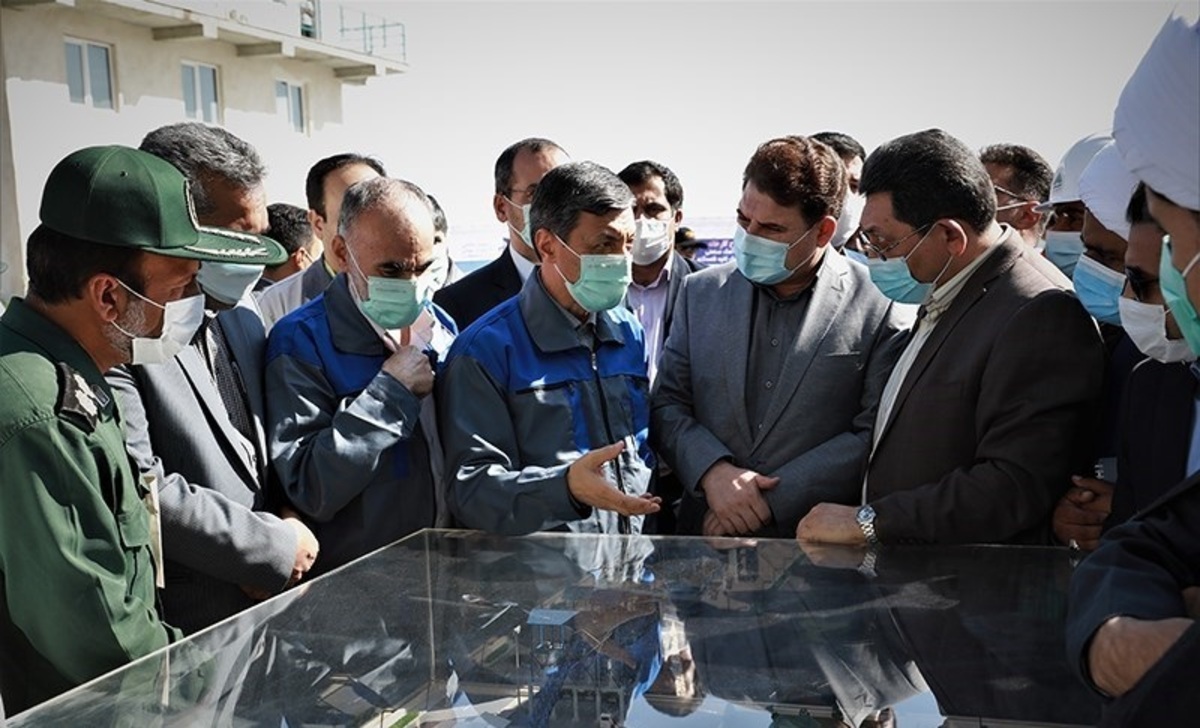 تصاویر| افتتاح کارخانه آهک کاوه قلعه گنج