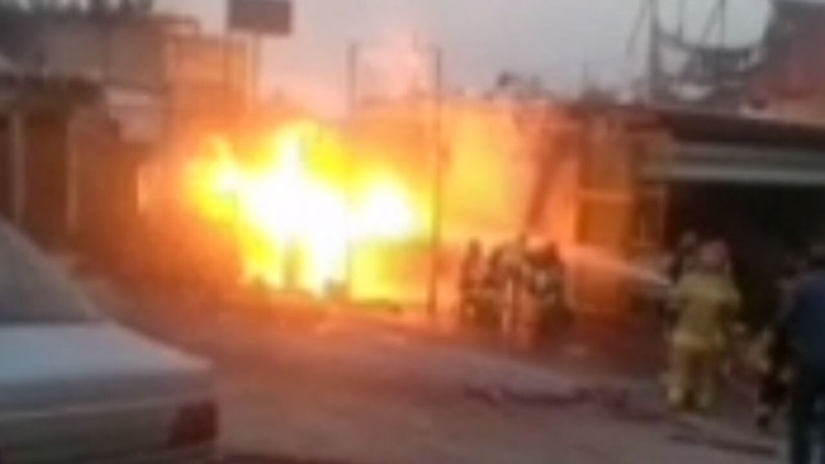 فیلم| وقوع انفجار در محل عرضه گاز مایع پل فردیس