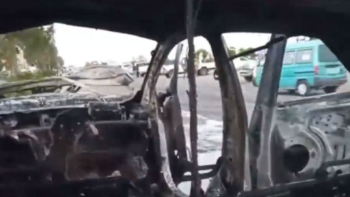 فیلم| انفجار خودرو بمب‌گذاری شده در یمن