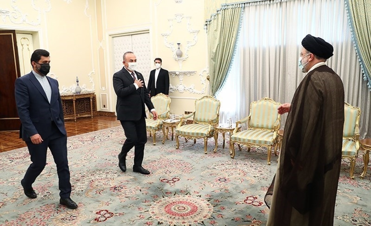 تصاویر| دیدار وزیر امور خارجه ترکیه با رئیسی