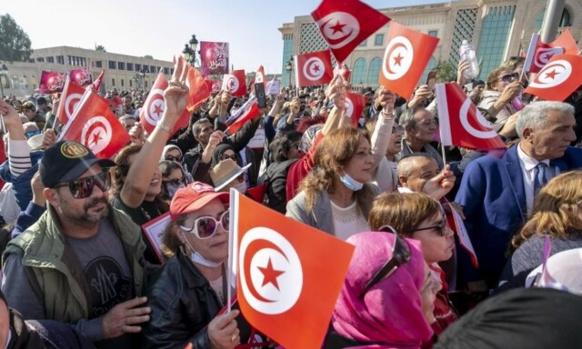 تظاهرات در تونس