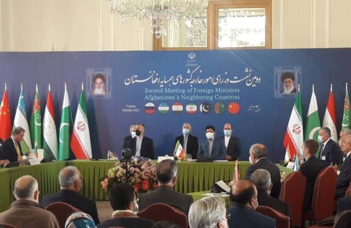 نشست وزیران خارجه کشورهای همسایه افغانستان با حضور مخبر
