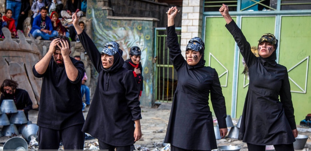تصاویر| جشنواره تئاتر خیابانی مریوان